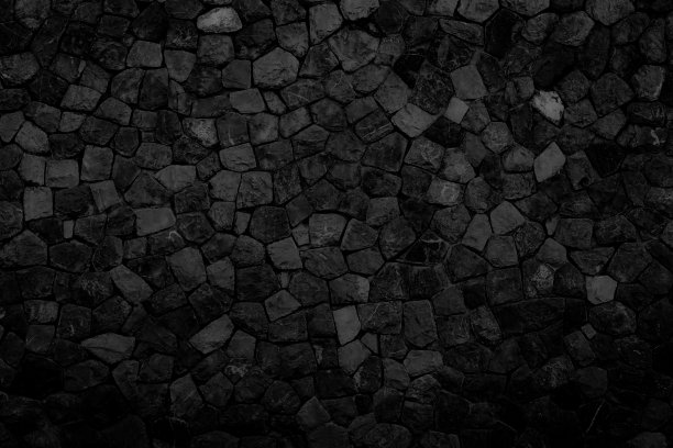 黑色石墙的纹理图片下载