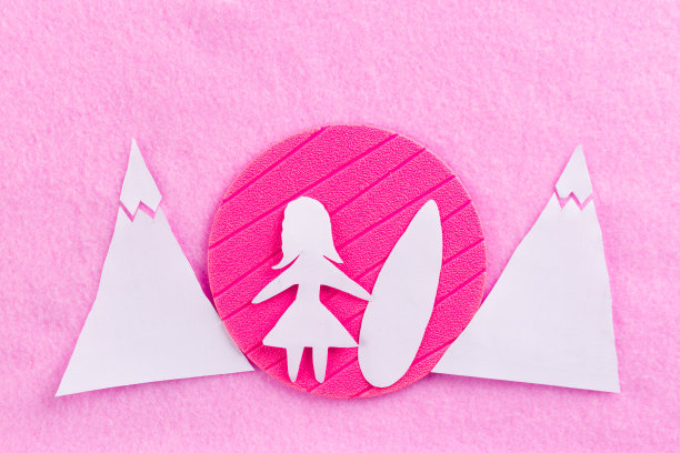 滑雪板概念形象图片下载