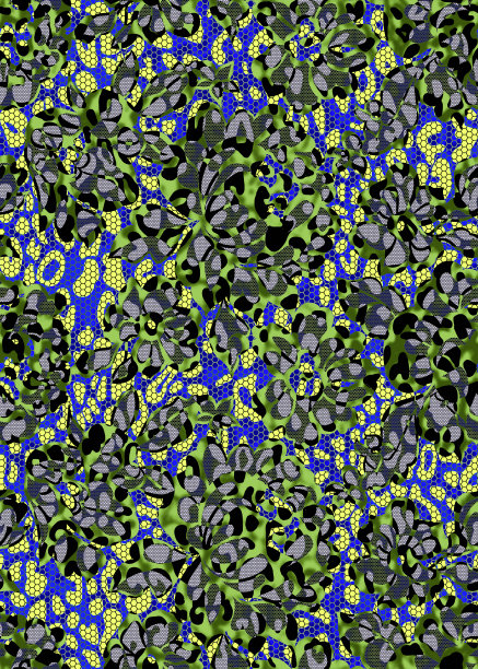 花边与花豹皮肤的背景。无缝模式图片下载