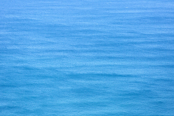 太平洋鸟瞰图，美丽的自然背景与复制空间图片下载