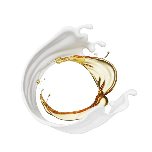 用于化妆品和皮肤护理的牛奶和油。图片下载