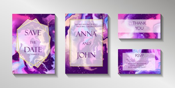 婚礼星云卡片2图片下载