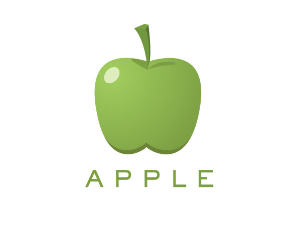 苹果Logo和文字设计图片下载