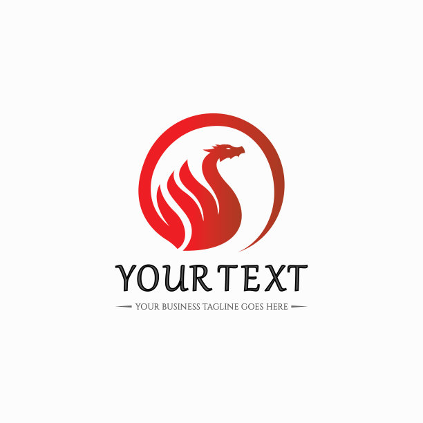 龙图标-矢量插图图片下载