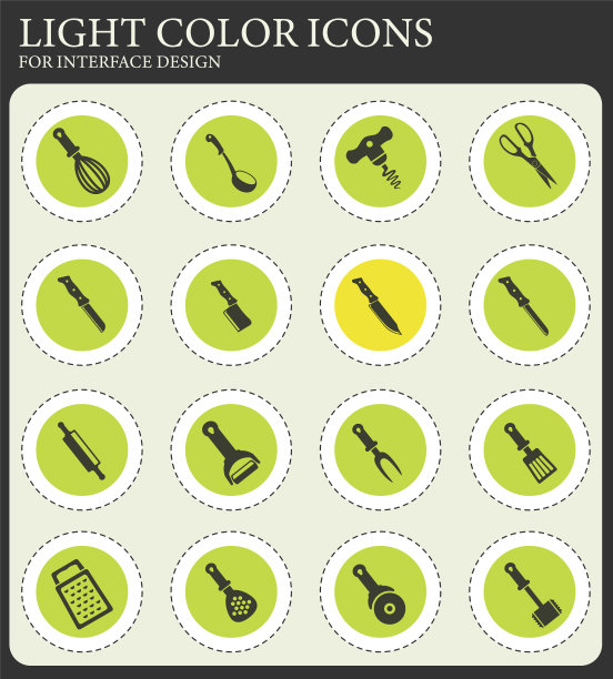 厨房工具图标图片下载