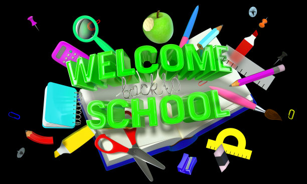 欢迎回到学校的作文不同的对象和文本图片下载