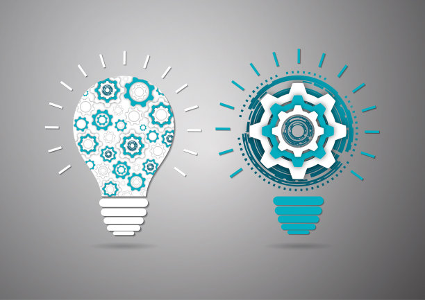 集。战略理念符号图标。标志设计。创造性的解决方案的概念。图片下载