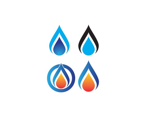 火焰火焰标志模板矢量图标石油，天然气和能源标志图片下载