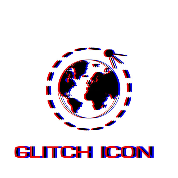 卫星图标平图片下载