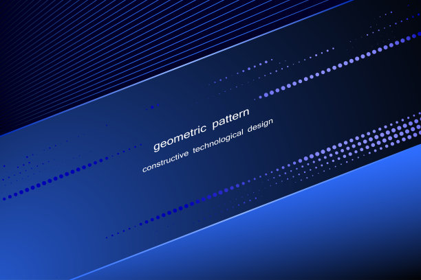 现代深色背景几何图案科技设计图片下载