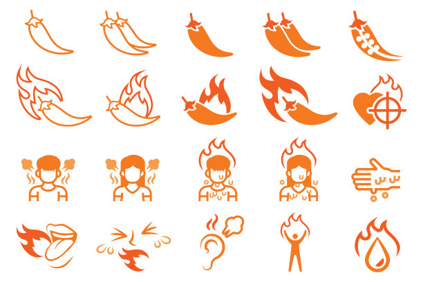 辛辣的辣椒会影响你的身体。图片下载