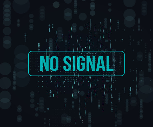 技术背景矢量图。没有信号。页面错误，页面未找到概念。找不到您请求的页面。向量图片下载