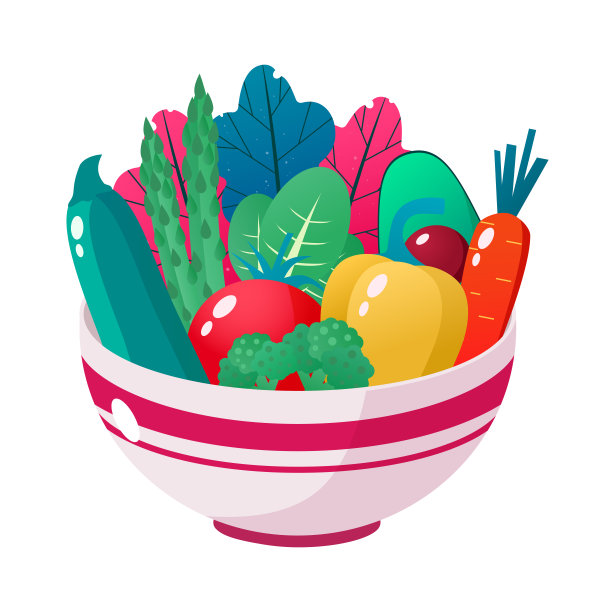 满满一碗蔬菜。健康的生活方式的概念。健康饮食。图片下载