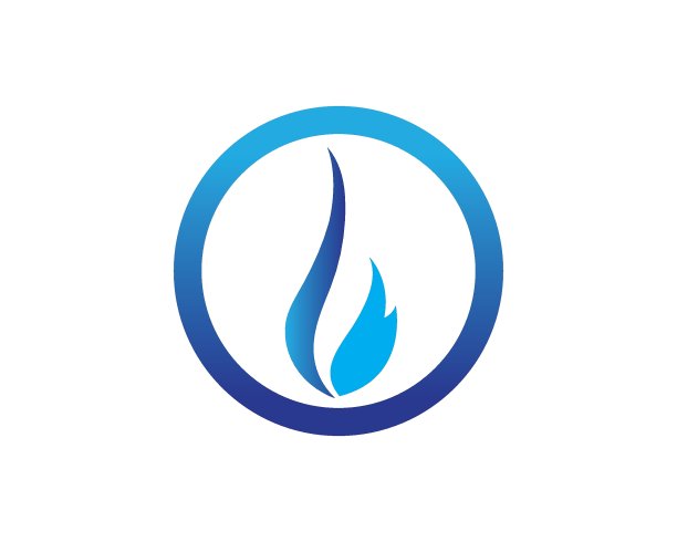 火焰火焰标志模板矢量图标石油，天然气和能源标志图片下载