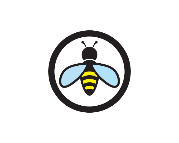 蜜蜂Logo模板矢量图标图片下载