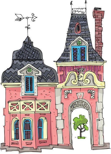 一个可爱的小宫殿。图片下载