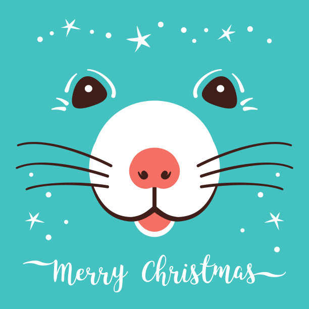圣诞卡通老鼠，贺卡圣诞快乐，2020年新年快乐。可爱的小仙女老鼠，节日卡片矢量插图图片下载