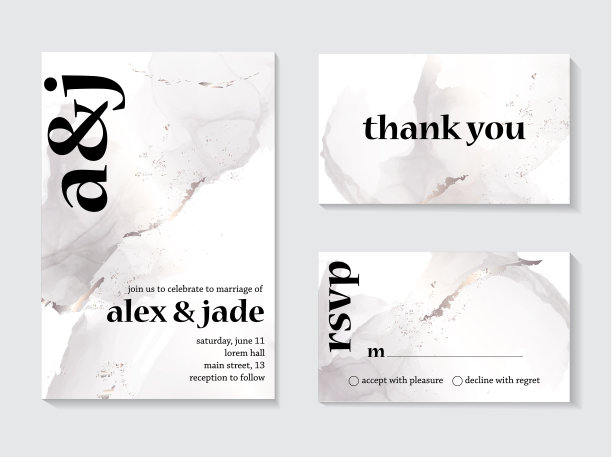 假日邀请卡与全息灰色和银箔笔画。大理石艺术水彩飞溅，酒精墨水油漆背景。粉彩卡片流体艺术，抽象表面图片下载