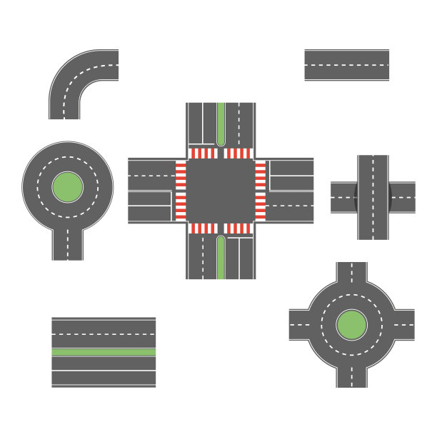 路的元素图片下载