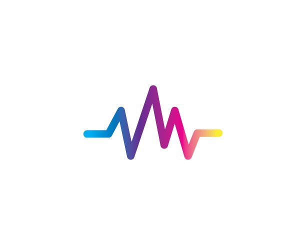 声波图示Logo矢量图标图片下载