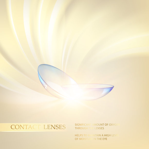 抽象插图的蓝色光学镜头在软的金色背景。医疗设备上的黄金抽象背景。图片下载