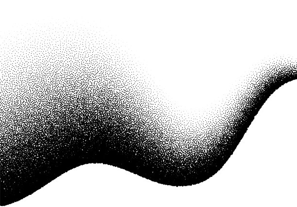 抽象背景与散射点波图片下载