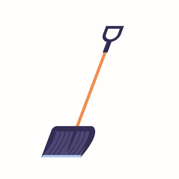 塑料铲图标除雪概念冬季铲平图片下载