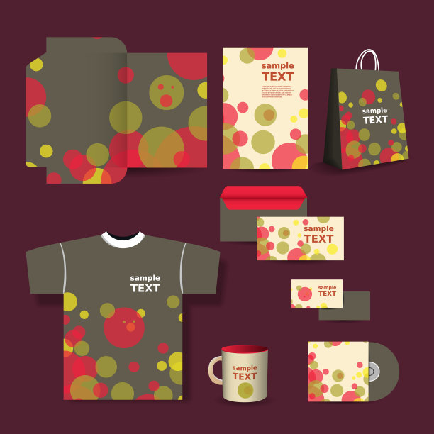 文具模板，企业形象设计集图片下载