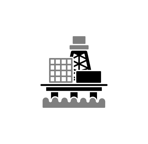 用于图形和网页设计的石油钻井平台相关图标。简单的插图。网站按钮或移动应用程序的互联网概念符号。图片下载