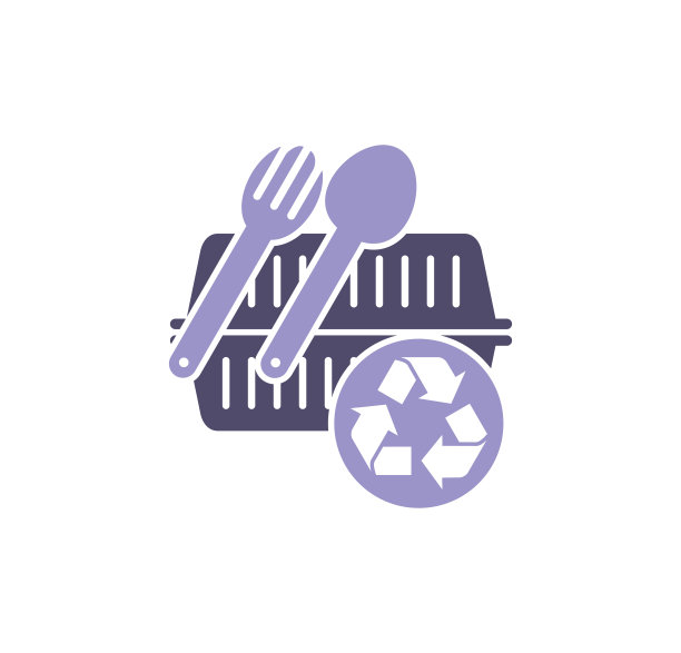 塑料相关图标的背景为图形和网页设计。简单的说明。网站按钮或手机应用的互联网概念符号。图片下载