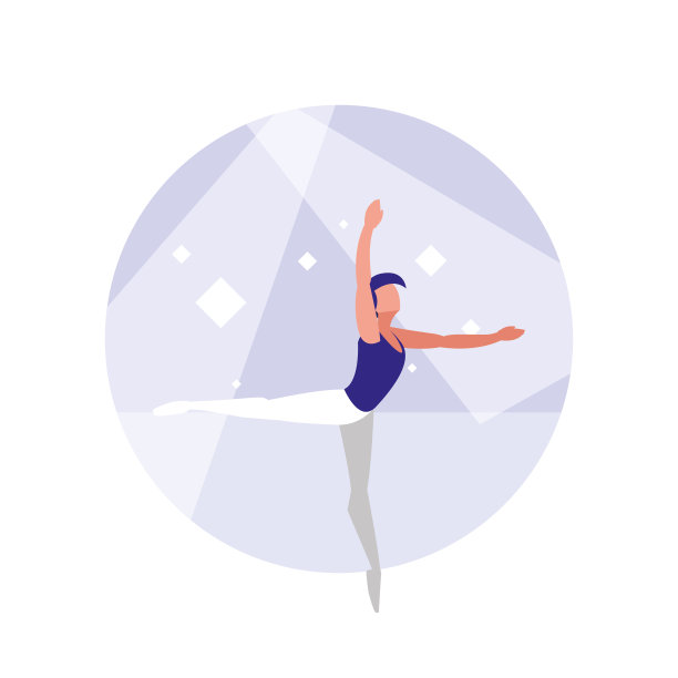 芭蕾舞者是孤立的偶像图片下载