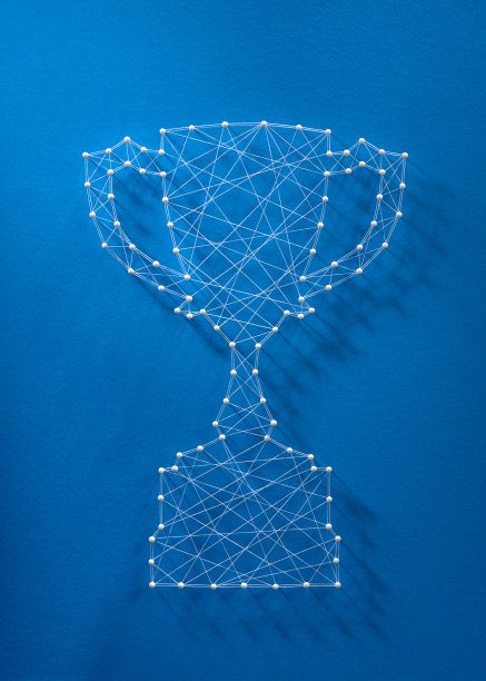 奖杯团队合作理念图片下载