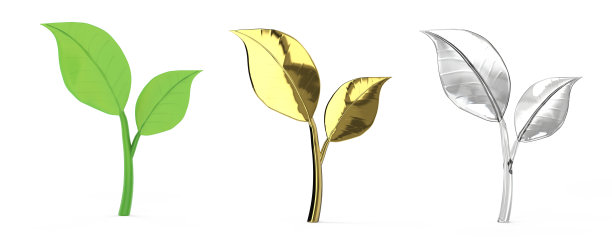 孤立叶组图片下载