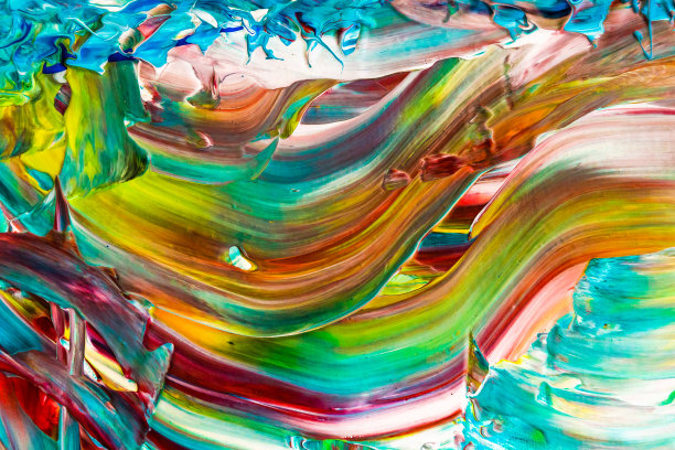 抽象彩色油漆纹理背景图片下载