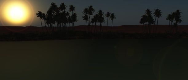 撒哈拉的日落图片下载