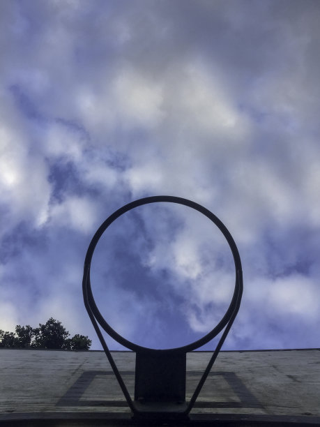 从下面看篮球环图片下载