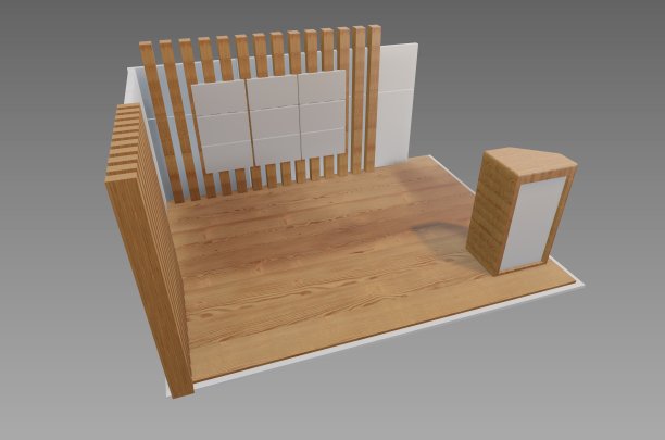 纯白色展台图片下载