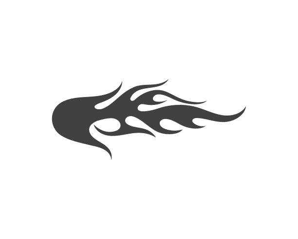 火焰Logo模板矢量图标，石油、天然气和能源logo图片下载