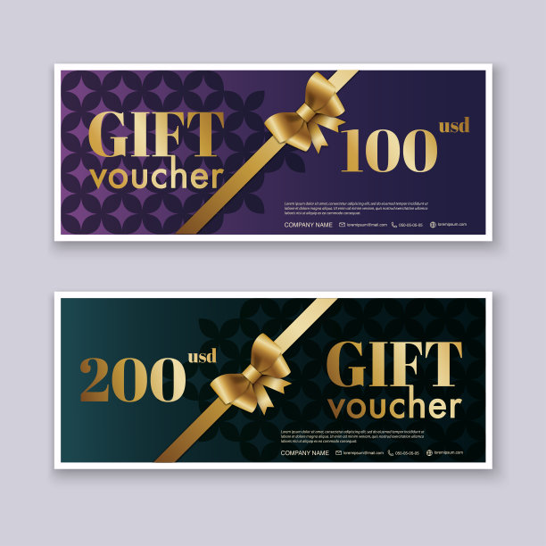 证书模板与金色装饰元素。毕业设计文凭，获奖。矢量插图。图片下载