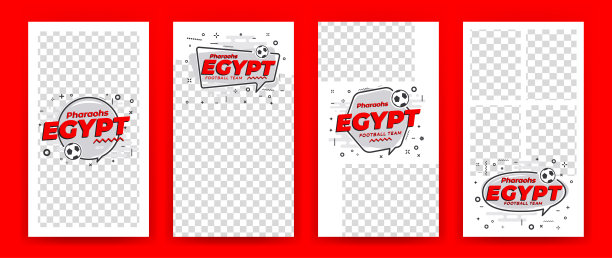套封面布局，几何模板与空间上的照片和图标足球，足球。矢量插图。足球图案。图片下载
