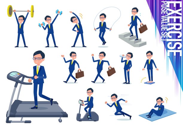 平板眼镜诚实的男人锻炼图片下载