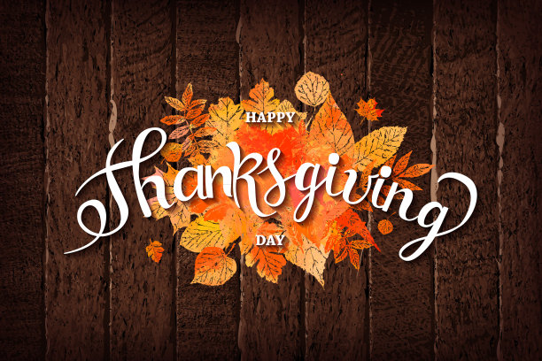 感恩节贺卡。图片下载