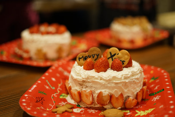 圣诞蛋糕的形象图片下载