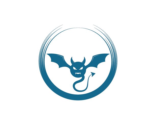 魔鬼标志矢量图片下载