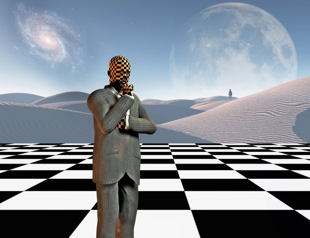 思考的企业家图片下载