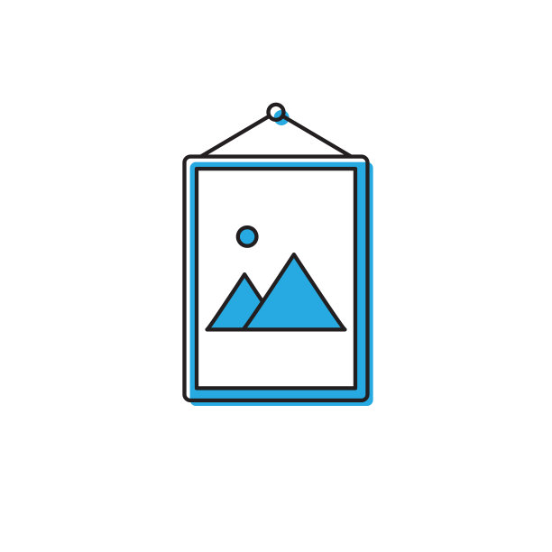 图片框架矢量图标孤立在白色背景图片下载