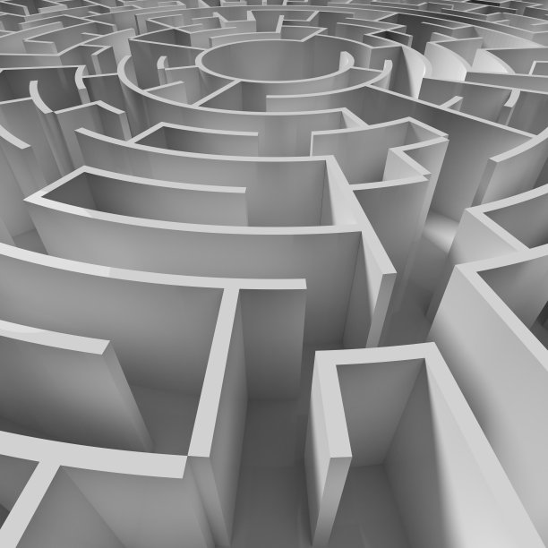 一个圆形迷宫图片下载