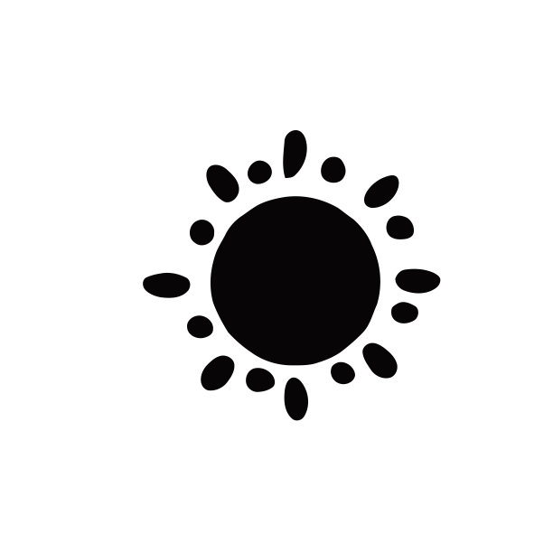 卡通人物的太阳图片下载