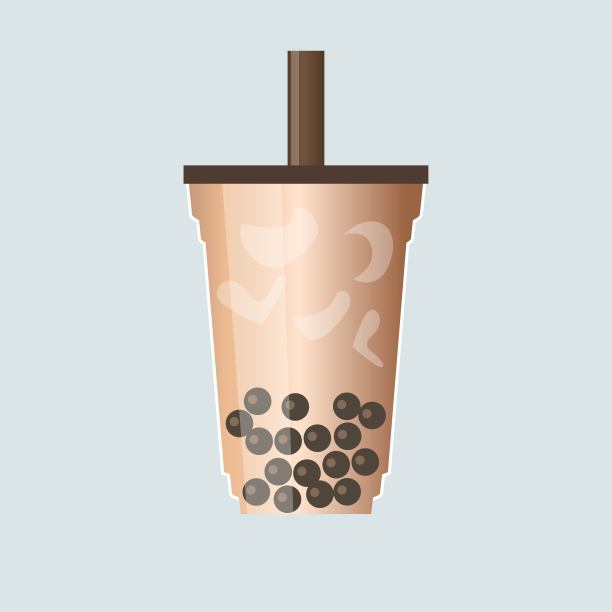 珍珠奶茶还是珍珠奶茶的载体素材图片