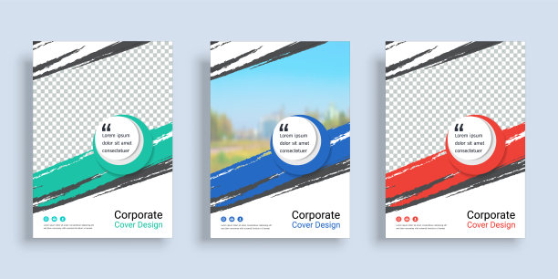 海报封面书设计模板与空间为照片背景，用于年度报告，提案，投资组合，小册子，传单，传单，目录，杂志，小册子，矢量模板在A4布局图片下载